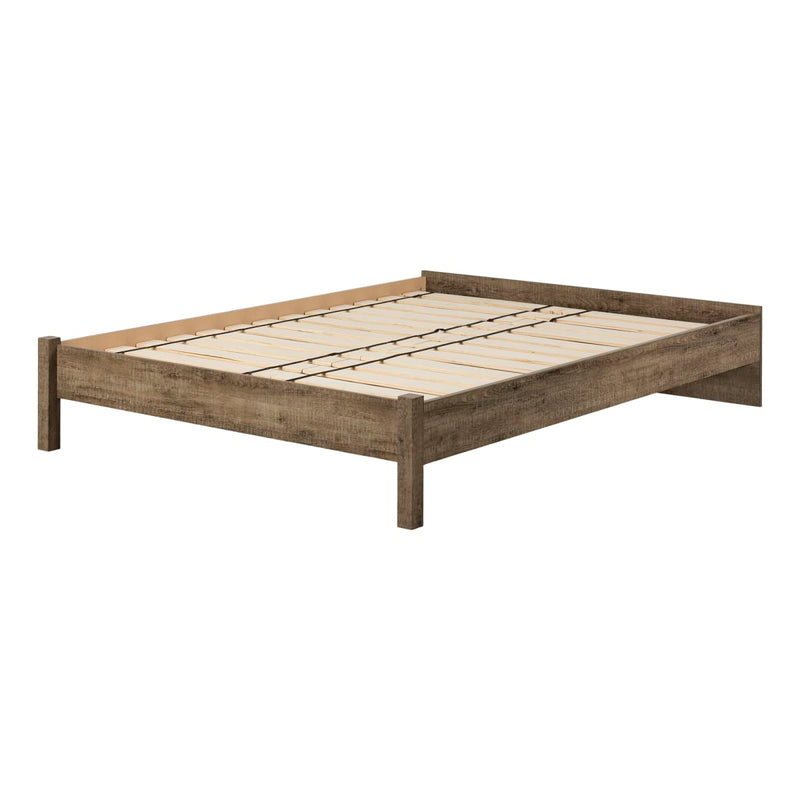 Lit plateforme queen 60" Holland - Chêne vieilli