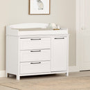Table à langer Daisie blanche South Shore — incluse dans le kit promo 4