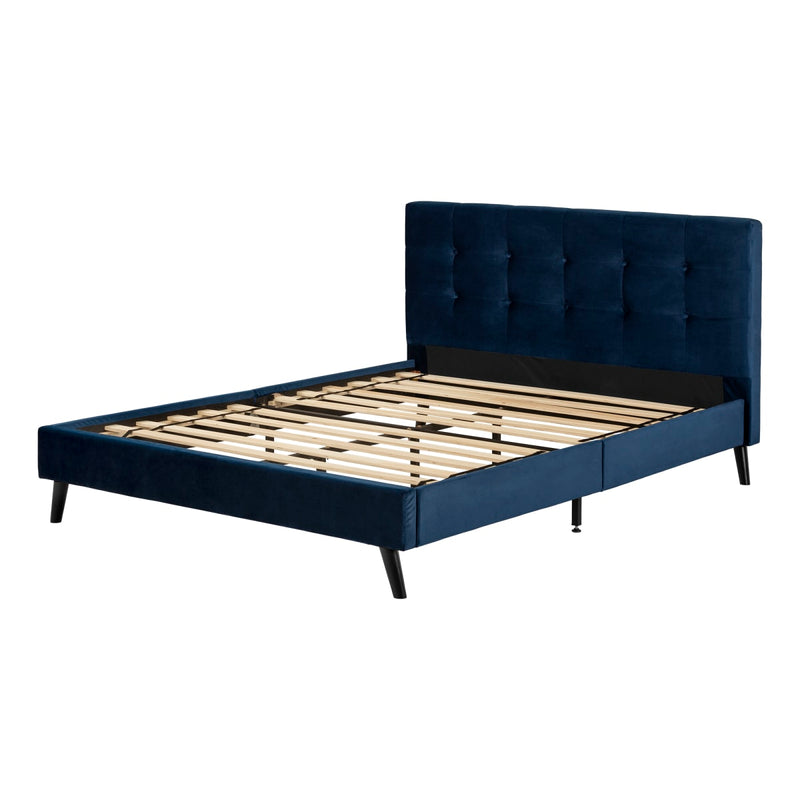 Lit complet rembourré queen 60" Hype - Bleu marin