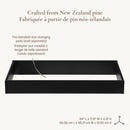Plateau à langer simple Roo — Noir — Little Seeds