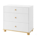 Roo 3-Drawer Dresser — Little Seeds: White and Natural, dresser view