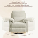 Fauteuil électrique inclinable Bellamy — Huître — Little Seeds