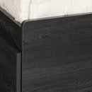 Lit matelot 3 tiroirs simple 39" Holland - Chêne gris