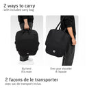 Included Maxi-Cosi Nomad Plus travel bag carried by hand or over the shoulder