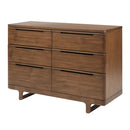 Commode double à 6 tiroirs Embraced Forms — Noyer — Maxi-Cosi