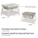 Swift/Calao Bassinet Mode Sheets – Set of 2 — White — Maxi-Cosi