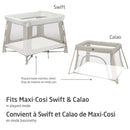 Draps Swift/Calao, mode parc, ensemble de 2 — Blanc — Maxi-Cosi