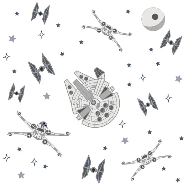 Autocollants muraux - Falcon Tie Fighters