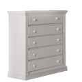 Commode 5 tiroirs Modena - Vintage White — Pali
