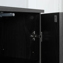 Buffet avec 2 portes Arum - Chêne noir