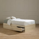 Lit matelot 3 tiroirs simple 39" Noah - Chêne blanchi