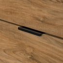 Bureau double 6 tiroirs Oxford - Naturel Mangue