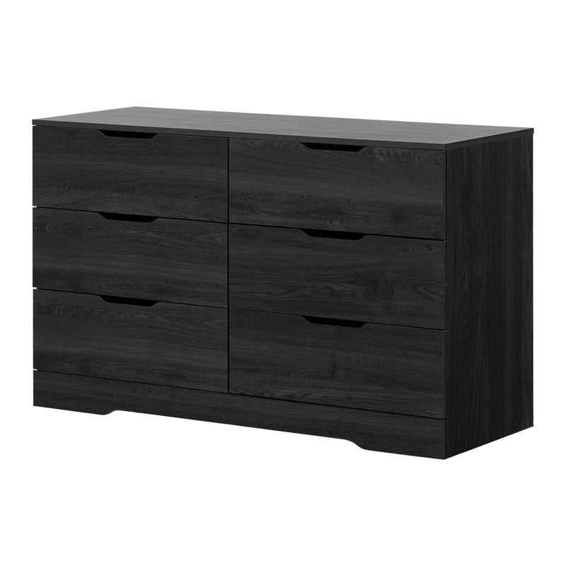 6-Drawer Double Dresser  Holland Gray Oak 10395