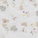 Pochette à langer Perlimpinpin, Ours, détail du motif matelassé