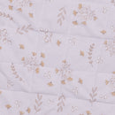 Pochette à langer Perlimpinpin, Printemps floral, détail du motif matelassé