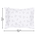 Small Cotton Pillowcase – Leaves, additional view