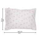 Small Cotton Pillowcase – Flowers, additional view