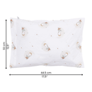 Small Cotton Pillowcase – Owls, additional view