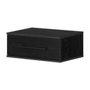 Table de chevet flottante 1 tiroir Primo - Chêne noir