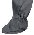 Bamboo One-Piece Sleeper – Charcoal – Detail 3