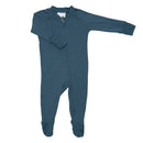 Bamboo One-Piece Sleeper – Denim – Product view