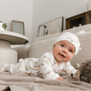 Bamboo One-Piece Sleeper – Leaves – Detail 2