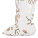 Bamboo One-Piece Sleeper – Leaves – Detail 4