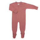Bamboo One-Piece Sleeper – Raspberry – Product view