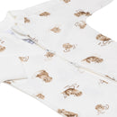 Pyjama une pièce en bambou – Loutres – Détail 2