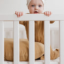 Bamboo One-Piece Sleeper – Honey – Detail 2