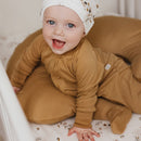 Bamboo One-Piece Sleeper – Honey – Detail 3