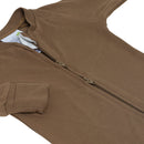 Bamboo One-Piece Sleeper – Mocha – Detail 2
