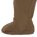 Bamboo One-Piece Sleeper – Mocha – Detail 3