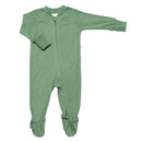 Bamboo One-Piece Sleeper – Hunter Green – Product view