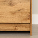 Bureau de travail avec tirette pour clavier Tassio - Chêne nordique