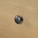 Bureau double 6 tiroirs Vito - Frêne naturel