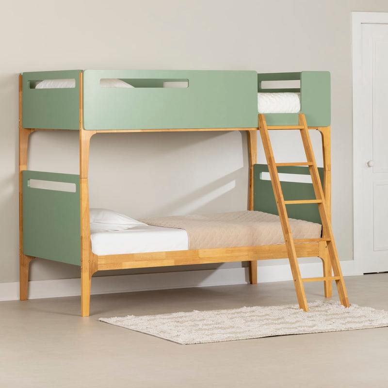 Bebble - Modern Bunk Beds -- White and Natural
