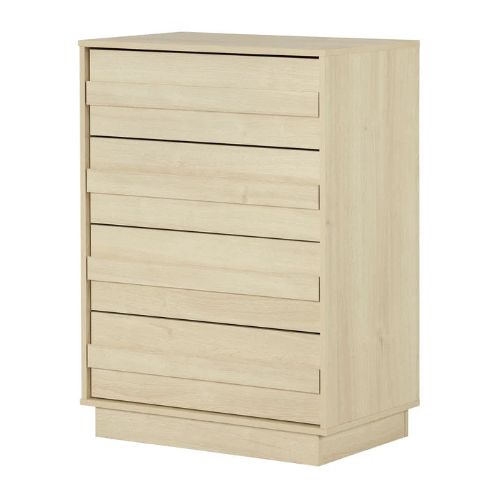 Commode 4 tiroirs August - Chêne blanchi