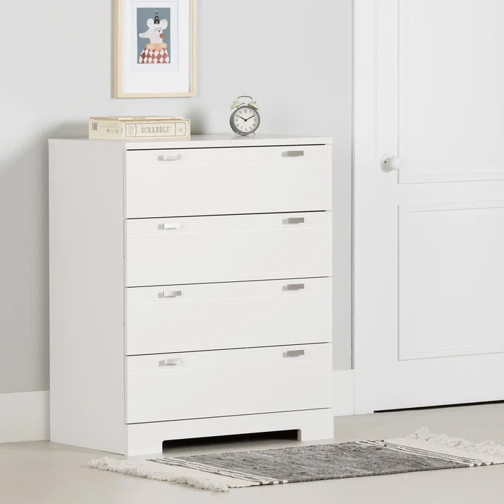4-Drawer Chest  Reevo Soft Gray 10270