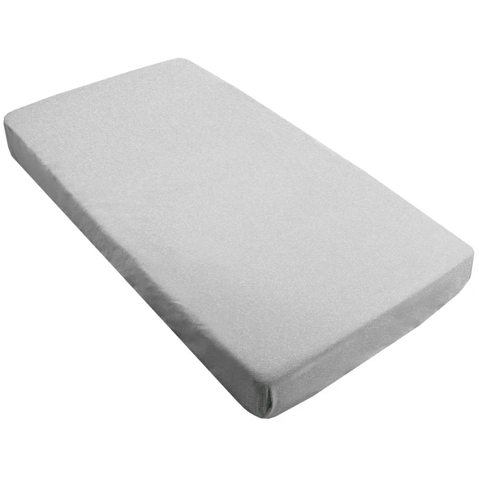 Drap contour pour lit de bébé percale - Gris