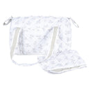 Quilted Diaper Bag with Changing Pad – Leaves, additional view
