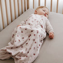 Velvet Sleep Sack 1.0 TOG – Apples – Detail 2