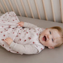 Velvet Sleep Sack 1.0 TOG – Apples – Detail 3