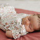 Bamboo Newborn Sleep Sack 1.0 TOG – Garden – Detail 4
