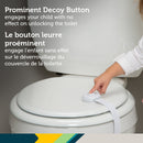 Verrou pour couvercle de toilette Outsmart™ — Blanc — Safety 1st