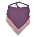 Ensemble de 3 bavoirs en bambou - Porto, Lotus, Taupe — Perlimpinpin
