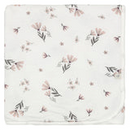 Couverture en bambou - Fleurs Aquarelle