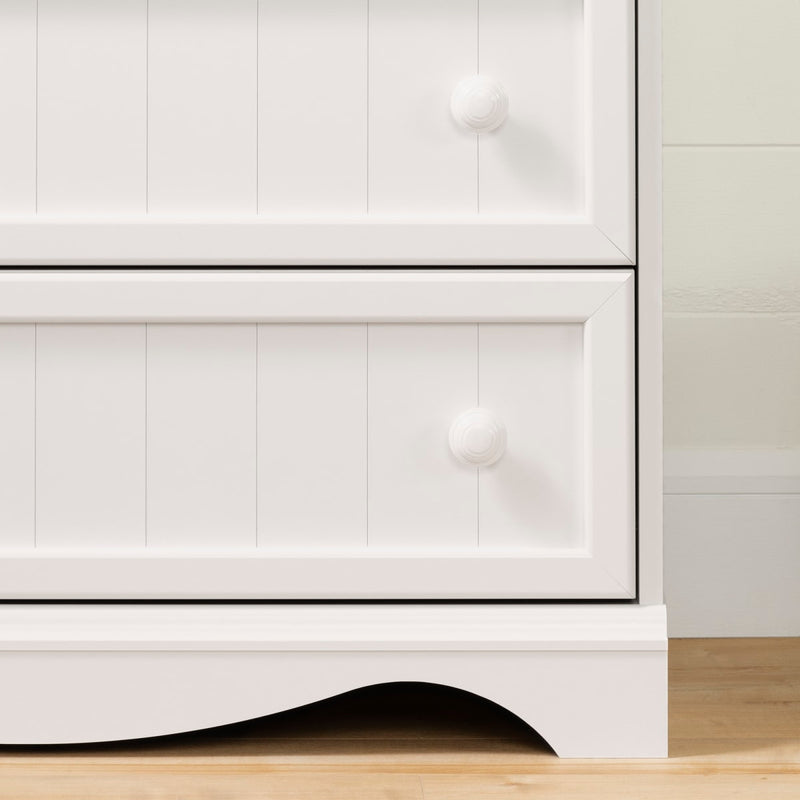 Savannah 2-Drawer Changing Table -- Pure White