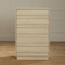 Commode 5 tiroirs Serrano - Chêne blanchi