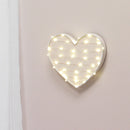 Décoration murale - Coeur avec LED